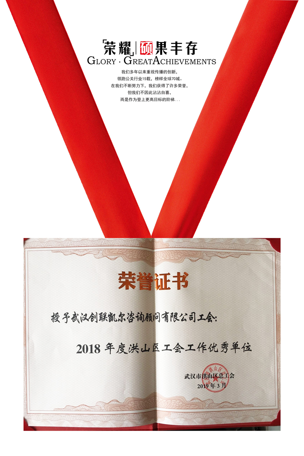 2018年度洪山区工会工作优秀单位